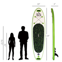 Inflatable Paddle Board, 120''×30"×4" Stand Up Paddle Board Ligh