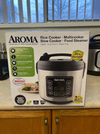 Aroma electric rice cooker - hardly used it