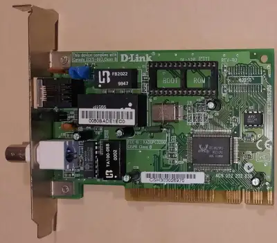 REALTEK PCI Network Card BNC And 10Base-T KA20PC3200, View more