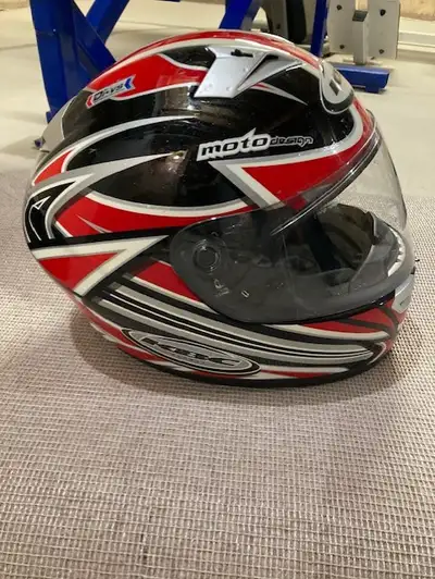 KBC motorcycle helmet for sale Only used slightly one season. Bought another one so no longer need t...