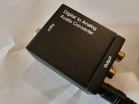 Digital to Analogue Optical audio converter