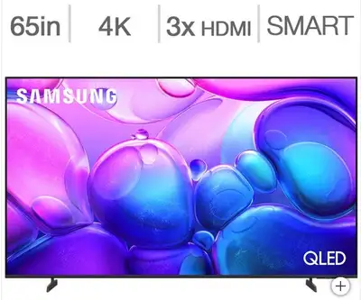 Télévision QLED 65'' QN65Q6FAAFXZC 4K UHD Smart TV Wi-Fi Samsung, View more