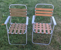 1970 fold up lawn chairs.
