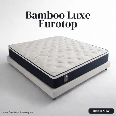 ✨ Bamboo Luxe Eurotop Mattress ✨, View more