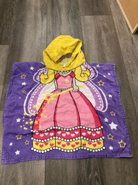 Princess toddler hooded towel