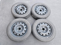 Michelin X-ice Xi3 205/55/R16 with steel rims