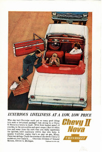 Vintage 1962 car ad ~ the Chevy 11 Nova