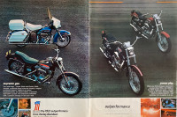 1972 Harley-Davidson Super/Electra Glides XLarge Original Ad 