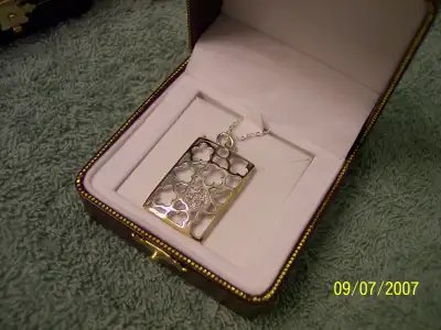 silver pendent, View more