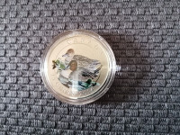 2014 25c Ducks of Canada: Pintail Duck - Coloured Coin