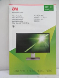 3M Anti-Glare Filter for Widescreen Monitor 22.0