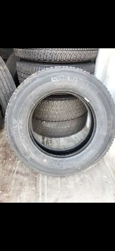 New 2024 Ford F550 takeoff tires set of 6, New Continental Conti hybrid HS3x2+HD3x4, 225/70R19.5 tir...