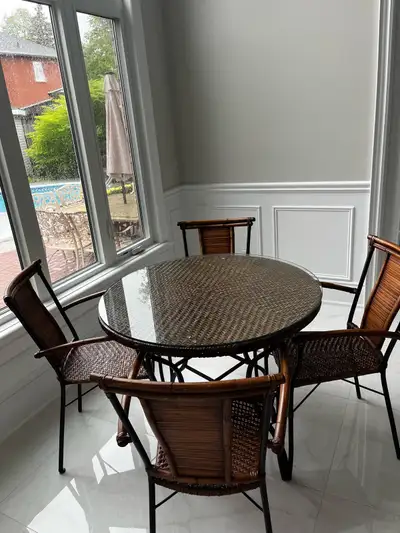 Glass Top Dining Set, View more