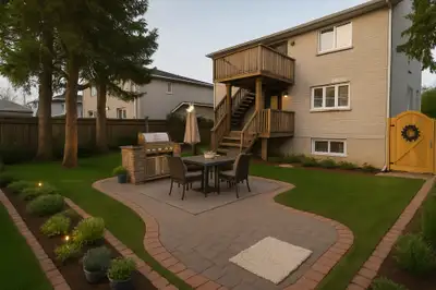 Beautiful 3-bedroom, second-floor apartment in a stacked duplex