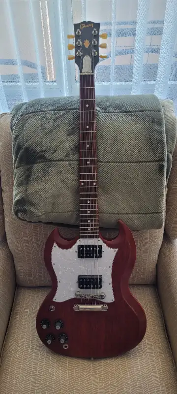 Used Left Handed Gibson SG Tribute Cherry Red, View more