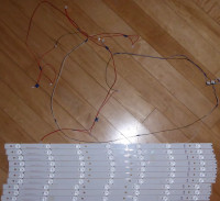 Sharp LC-55LBU591C LED strips