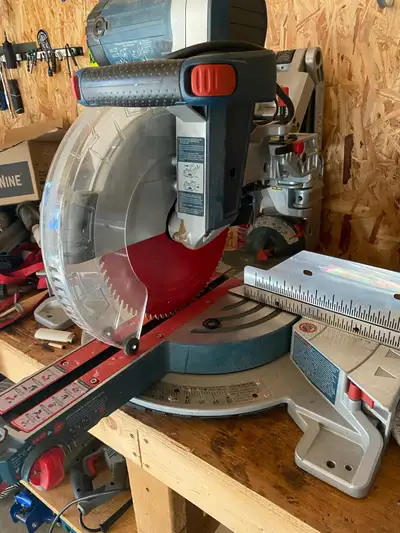 120V Corded 12-inch Dual-Bevel Sliding Mitre Saw, View more