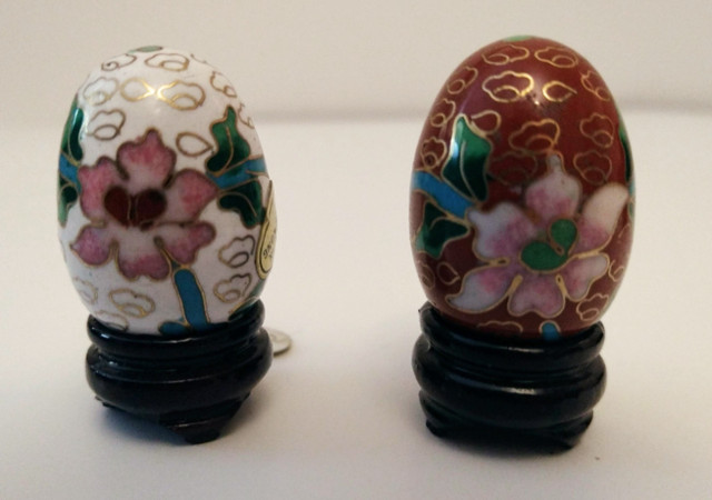 Beautiful Cloisonne Eggs for Easter dans Art et objets de collection  à Ville de Montréal - Image 2