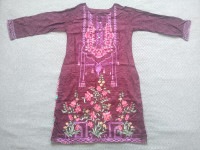 Maroon Indian Pakistani Stylish Party Dress Embroidered Suit