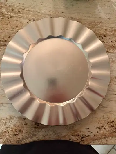 Lot de 6 sous-assiettes de couleur argent, View more