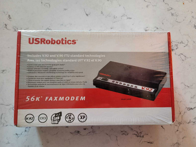 USRobotics 56k FaxModem - New in cellophaneBox in Networking in Peterborough