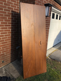 Six wood bifold doors
