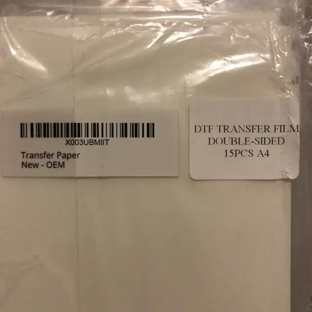 15 Transfer Pape OEM, DTF Transfer Film - A4 Double-Sided Matte in Other in City of Toronto - Image 3