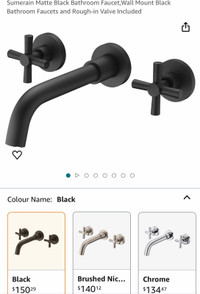 MATTE BLACK FAUCET BRAND NEW IN BOX 