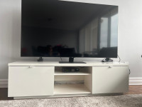 White TV Stand for Sale – Like New