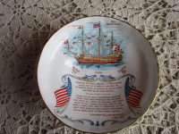 Commerative Ship Dish of The Mayflower