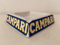 Vintage Mid-Century 1960's Campari Italy Ceramic Ashtray