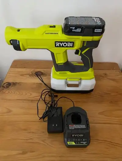 RYOBI 18V ONE+ Cordless Handheld Electrostatic Sprayer Kit, View more