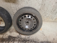 195/55r16 All Season tire on steel rim