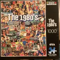 1980's Puzzle - White Mountain - 1000 Piece