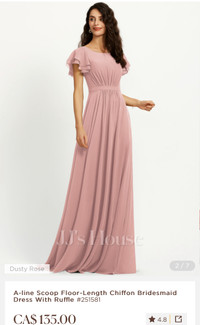 Dusty Rose dress / gown 
