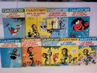 GASTON LAGAFFE (Franquin) Lot 9 bandes dessinées