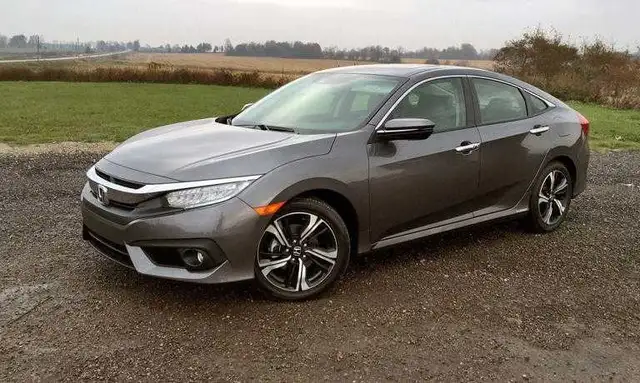 Grey 2016 Honda Civic LX