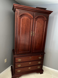 Solid cherry wood Hutch $300