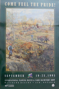 Signed 1995 International Plowing Match Posters