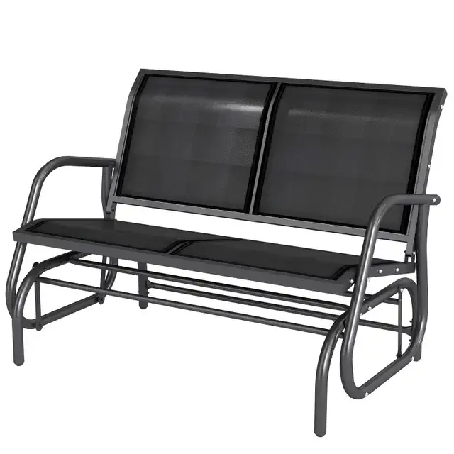 Heavy duty loveseat, patio Double Glider Bench  Rocker  in Patio & Garden Furniture in Markham / York Region - Image 11