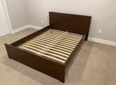 IKEA Full size bed frame BRUSALI brown , View more