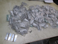 300 CHROME HINGES - APRX 2 X 3 INCH - CUPBOARD / DOOR / PROJECTS