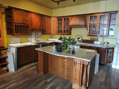 Showroom Kitchen Cabinets for sale., View more