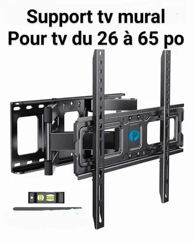 Neuf; support tv mural , View more