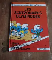 BD : 3 histoires Schtroumpfs - 11e série - Dépôt 1993 Dupuis