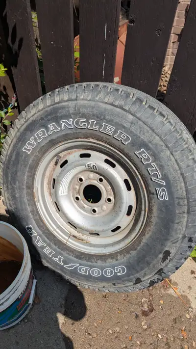 Old Truck Tire Never really used but sat for a bit after the truck was sold