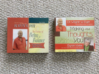 Wayne Dyer and Byron Katie CD audio lectures