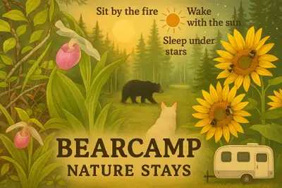 Bearcamp – Tent · Hiker · RV Stays – Raw Nature from $20, View more