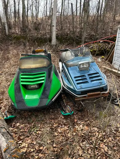 Both turn over easily and ran when parked about 3 yrs ago