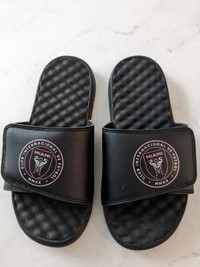 Inter Miami Messi Sandals size 7 Flip Flops MLs PSG Barcelona 